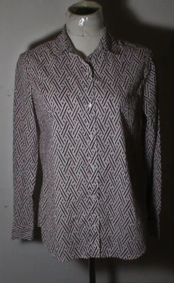 BANANA Republic 蓝色粉色长袖衬衫 S 码 — 第 1/4 张图片