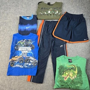 [6] Pcs Vintage Y2K Kids Clothing Lot Skate Dinosour Monster Truck Nike Track - Picture 1 of 19