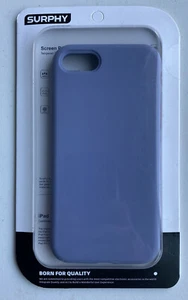 SURPHY Silicone Case Compatible with iPhone SE 2020 • Lavender Gray 4.7” - Picture 1 of 2