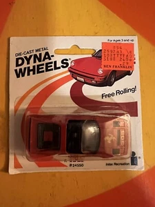 Dyna-Wheels Ferrari 308 Coupe #24550 1986 On Card Zee Toys - Picture 1 of 5