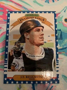 J.T. REALMUTO 2019 Donruss #105 Independence Day Parellel - Picture 1 of 2