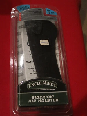 Funda de cadera para sidekick de uncle Mike para mano izquierda #4 se adapta a revólveres de 7"-8,5" S&W Colt Foto 1 de 4
