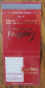 BEKLEIDUNGSGESCHÄFT STREICHHOLZSCHACHTELHÜLLE: ENGELSON'S (MINNEAPOLIS, MINNESOTA) -G23 - Bild 1 von 1