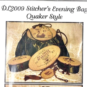 Elizabeth Ann Talledo Pattern Evening Bag Quaker Style Dames of Needle - Picture 1 of 4