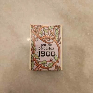 Vintage 1900 Grimaud Jeu De 54 Cartes Französische Jugendstil Spielkarten - Bild 1 von 7