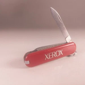 Swiss Army Knife Victorinox 58mm Pocket Knife Classic SD Red XEROX Logo - Picture 1 of 5