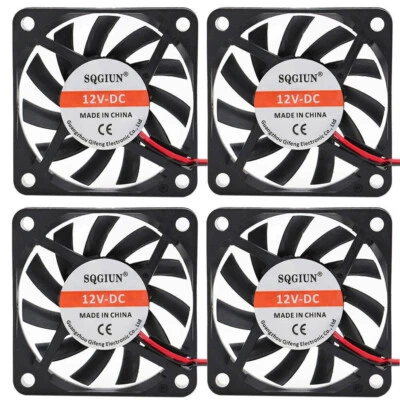 2/4STK 60mm Lüfter Gehäuselüfter 5V 12V 24V für PC Computer leise 60x60x10mm DE - Bild 1 von 4