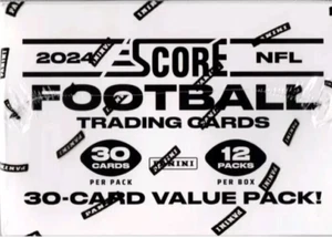 2024 Panini Score Football Factory Sealed Fat Pack Cello Box - Picture 1 of 1