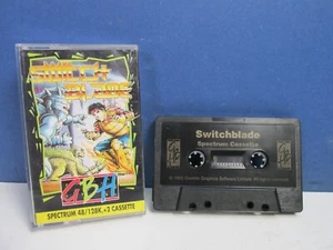 RARO VIDEOJUEGO CASETE CINTA SPECTRUM 48 128K +2 SWITCH BLADE VINTAGE - Imagen 1 de 4