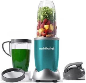 NutriBullet PRIME 12-Piece High-Speed Blender/Mixer System include  Stainless Steel Cup, Silver 320z (Used)