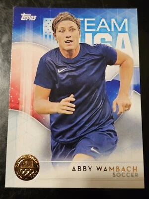 ABBY WAMBACH 2016 Topps US Olympic Bronze #40 Soccer - Image 1 of 2