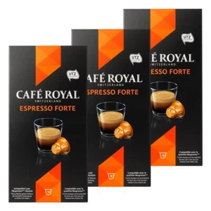 Café Royal Espresso Forte Kaffee Kaffeekapseln Nespresso Kompatibel 30 Kapseln - Bild 1 von 2