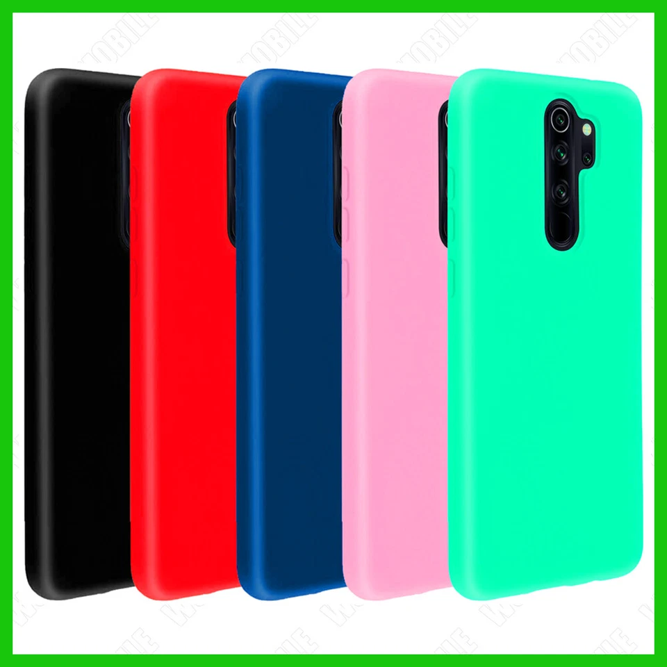 Cover per Xiaomi Redmi Note 8 Pro Silicone Custodia Protezione + Pellicola Vetro - Immagine 1 di 4