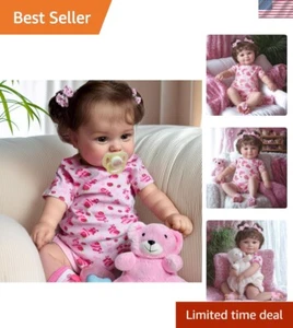 20-Inch Lifelike Reborn Baby Doll with Gift Box - Perfect for Kids Age 3+ - Picture 1 of 9