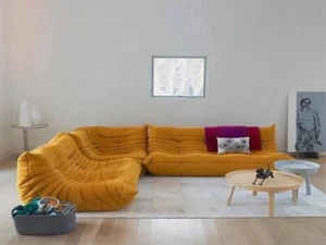 Modulares Ecksofa "Blossom" 3+2+1-Gelb - Bild 1 von 4