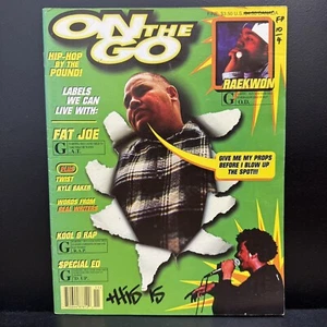 On The Go Magazine - 95/96 - Hip Hop Graffiti - Fat Joe Raekwon Kool G Rap- Rare - Bild 1 von 13