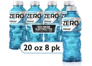 Powerade Zero Sugar Blue Mixed Berry Sports Drink8 Pack 20 fl Oz - Picture 1 of 5