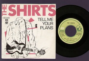 7" THE SHIRTS TELL ME YOUR PLANS / CYRINDA SO LONG ITALY 1978 HARVEST LA MONICA - Picture 1 of 1