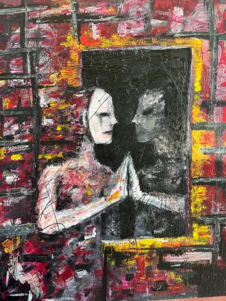 Arte de pared 22”/30, acrílico sobre lienzo, original Foto 1 de 1