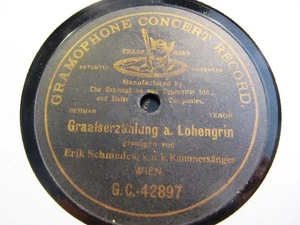 1902 G&T MAHLER's VIENNA ERIK SCHMEDES tenor Lohengrin Grail Narrative G.C 42897 - Picture 1 of 1