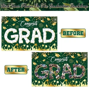 Congratulations Graduation Photo Banner Personalized Graduation Banner For 2025 - Picture 1 of 4