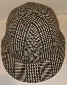 Sombrero Sherlock Holmes Tweed "The Deerstalker" De Colección, Hecho en Gran Bretaña, Talla 7 - Imagen 1 de 8