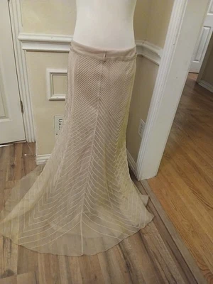 Maxi Falda Chetta B Beige Glam 4 Foto 1 de 4