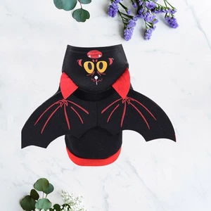 Halloween Outfits for Dogs Costume Accessories Cat Clothes Bat Wings Costumes - Picture 1 of 8