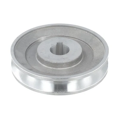 Poulie moteur en aluminium diamètre 100 mm efficacement conçue disponible main - Image 1 of 4