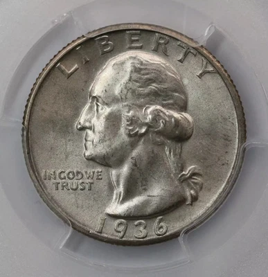 1936-S Washington Quarter PCGS MS-65 - Image 1 of 4