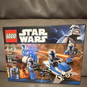 LEGO Star Wars Mandalorian Battle Pack 7914 68 Pieces Complete Set