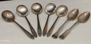 WM A Rogers A1 Plus Silver Plated Spoons - Set Of 7 - Bild 1 von 4