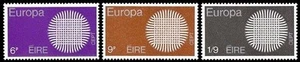 IRLAND 1970 Europa 3v postfrisch ** - Bild 1 von 1