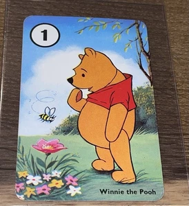 Winnie the Pooh 1965 Castell Bros. Walt Disney Productions #1 ¡TARJETA DE NOVATO RARA!! - Imagen 1 de 3