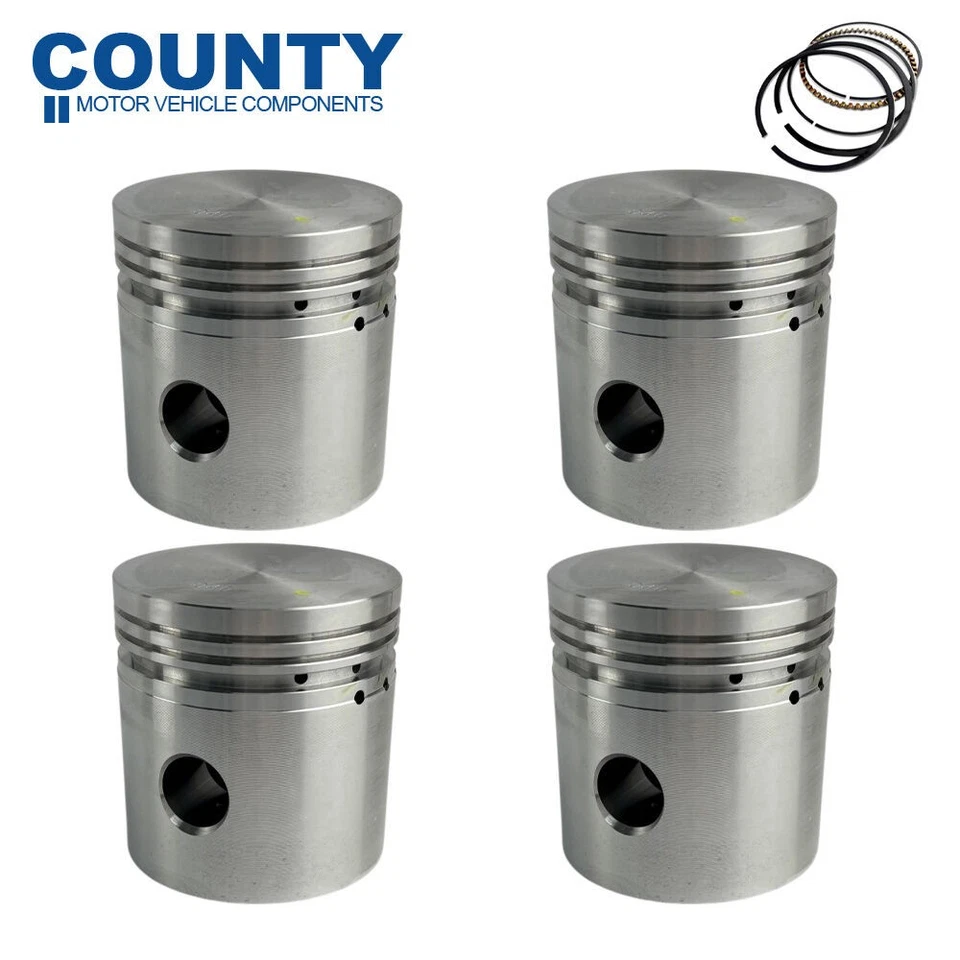 Juego de pistones y anillos 040 PARA MG TB TC TD TF YA YB YT 39-57 1250 XPAG 69 MM Overbored Foto 1 de 1