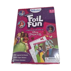 Skillmatics Disney Principesse Peel & Press Foil Divertente Schiuma Adesivi Arti e Mestieri - Foto 1 di 5