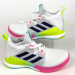 Adidas Mujer Talla 8 Crazyflight Mid Voleibol Zapatos Blanco Rosa HP3337 Nuevo - Imagen 1 de 8