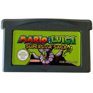 Mario & Luigi Superstar Saga Game Boy Advance GBA Cart Only PAL Tested & Working - Picture 1 of 6