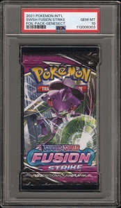 PSA 10 Pokemon Sword & Shield Fusion Strike Genesect Art Sealed Booster Pack - Bild 1 von 2