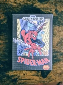 Boxed Spiderman CIB Sega Genesis Game Tested AUTHENTIC Works Great. Sega Genesis