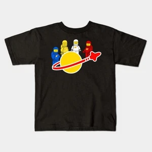 Astronaut Space Lego Men Kids Heavy Cotton Tee Made In The Usa - Bild 1 von 2