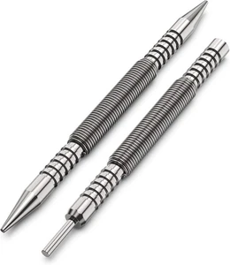 Spring Loaded Nail Set Tools,2-PCS Dual Head Setter and Hinge Pin Punch... - Picture 1 of 6