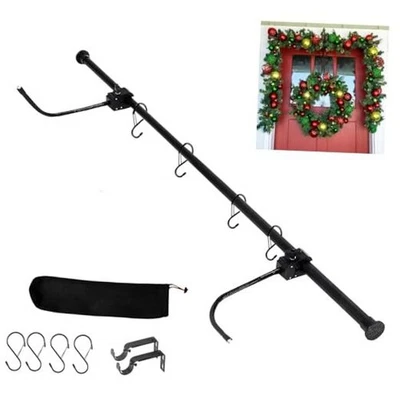 Garland Hanger for Front Door Frame, Adjustable & Reusable for 31.5 Single Door - Image 1 of 4