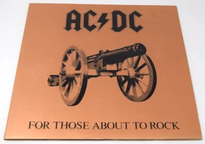 AC/DC  For Those About To Rock Atlantic SD11111 A/A Masterdisk No UPC GF VG+ - Picture 1 of 7
