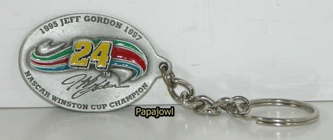 Jeff Gordon #24 1995 -1997 NASCAR Winston Cup Champion Key Chain New Cover