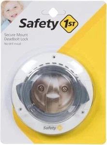 Safety 1st HS162 Secure Mount Deadbolt Lock Plastic White - Picture 1 of 3