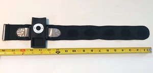 Armband for Apple iPod Nano Gen 4 - Black Rubber & Stretch Fabric with Hook Loop - Picture 1 of 5