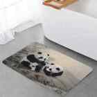 Entrance Door Mat Living Bamboo Room Kitchen Animal Panda Ink Painting Floor Mat