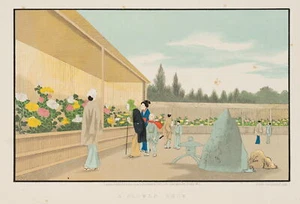"A Flower Show" Blumenkunst, Farblithographie Asiatisch Unbekannt (19.Jhd) - Bild 1 von 5
