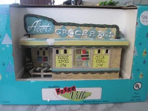 Santa's Workbench Retroville Albert's Grocery Store 2005 Christmas Village - Picture 1 of 5